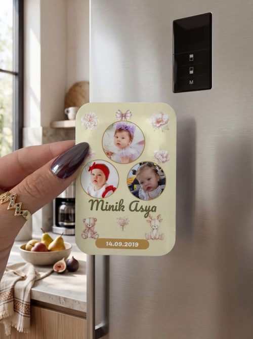18 Adet Bloom Model Buzdolabı Magneti